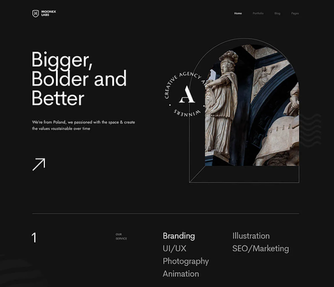 WordPress design for a psychological site.