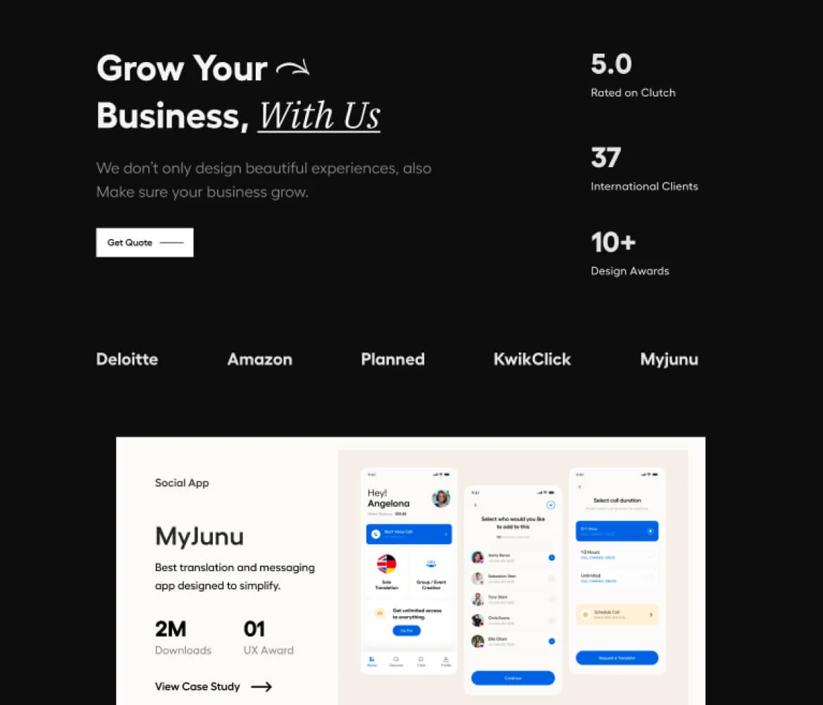 Website design for Yeer production